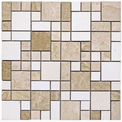 Романтични мозаечни плочки Roma B2 AK-9290 от Betas Glass Mosai , с размер 29.8 x 29.8 см.